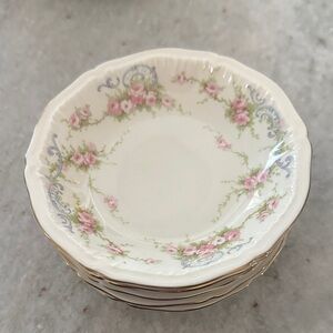 Vintage Haviland "Yvonne" Dessert Bowls (6)